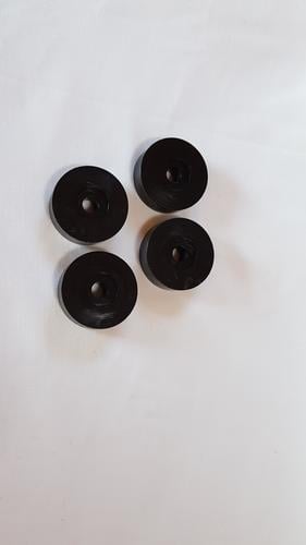 66-70 A & B Body Seat Rail Mounting Pads (Set of 4 Spacers & Nuts) - FREE SHIPPING